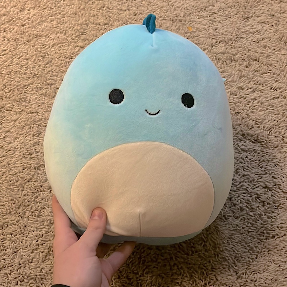 Blue dinosaur original Squishmallow!